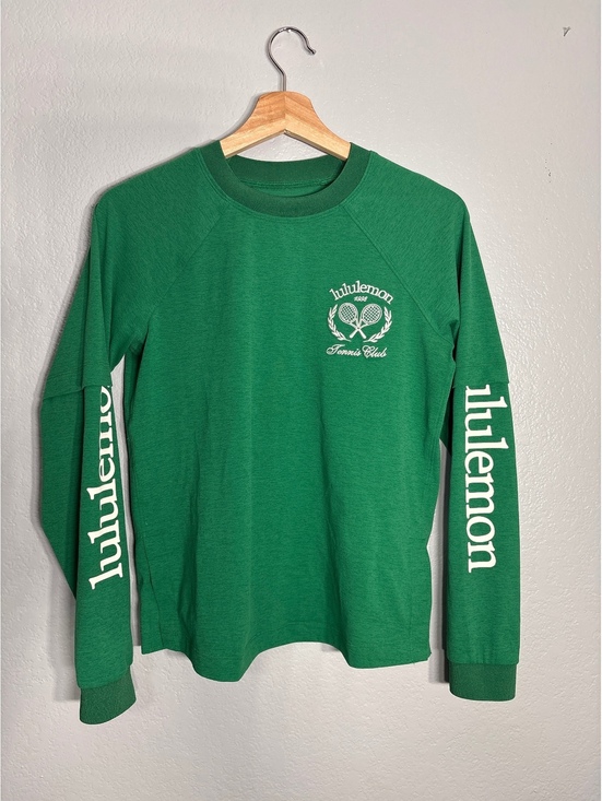 lululemon athletica Tops - Lululemon tennis club layered long sleeve green NWOT 4